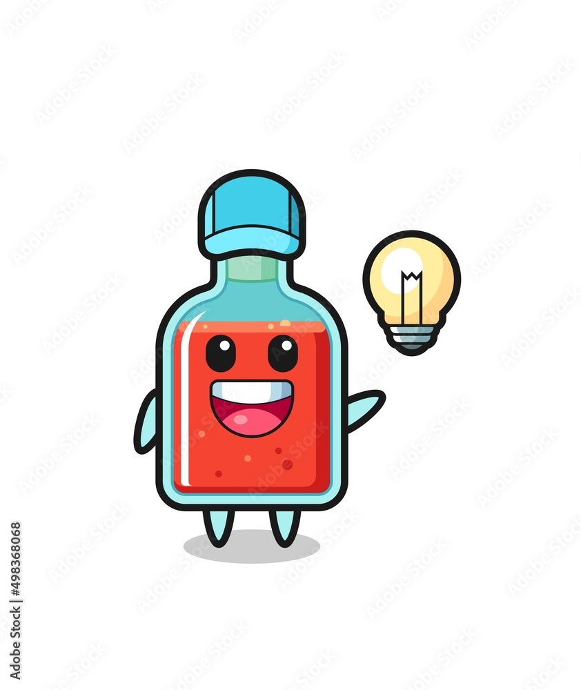 square poison bottle character cartoon getting the idea square poison bottle character cartoon getting the idea