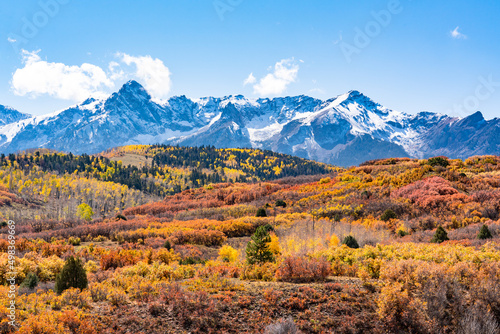 Fall Foliage in the San Juan Mountains of Colorado