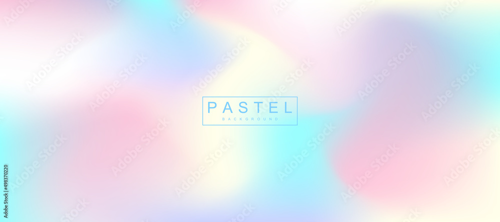 Abstract sky pastel rainbow gradient background. Innovation modern background design for cover, landing page. Ecology concept for your graphic design - obrazy, fototapety, plakaty 