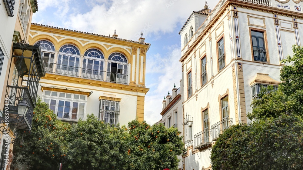 centre ville de Séville et de ses rues en Andalousie