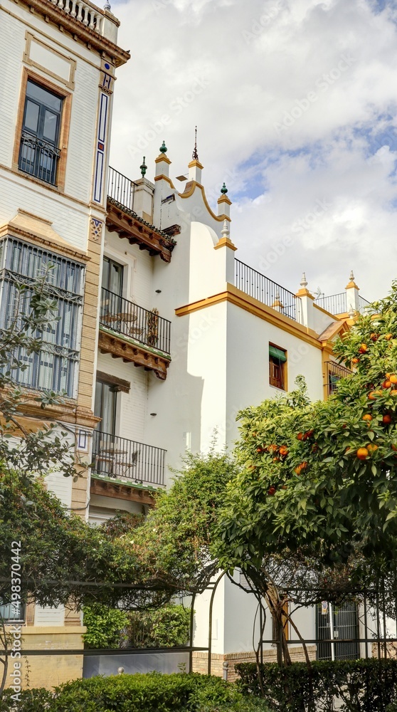 centre ville de Séville et de ses rues en Andalousie