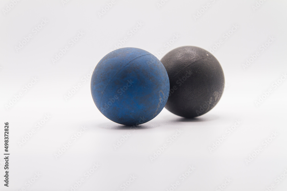 Pelotas o Balls con Color Negro o Black y Azul o Blue Stock Photo | Adobe Stock