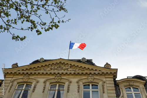France on the presidential election day - French Flag photo