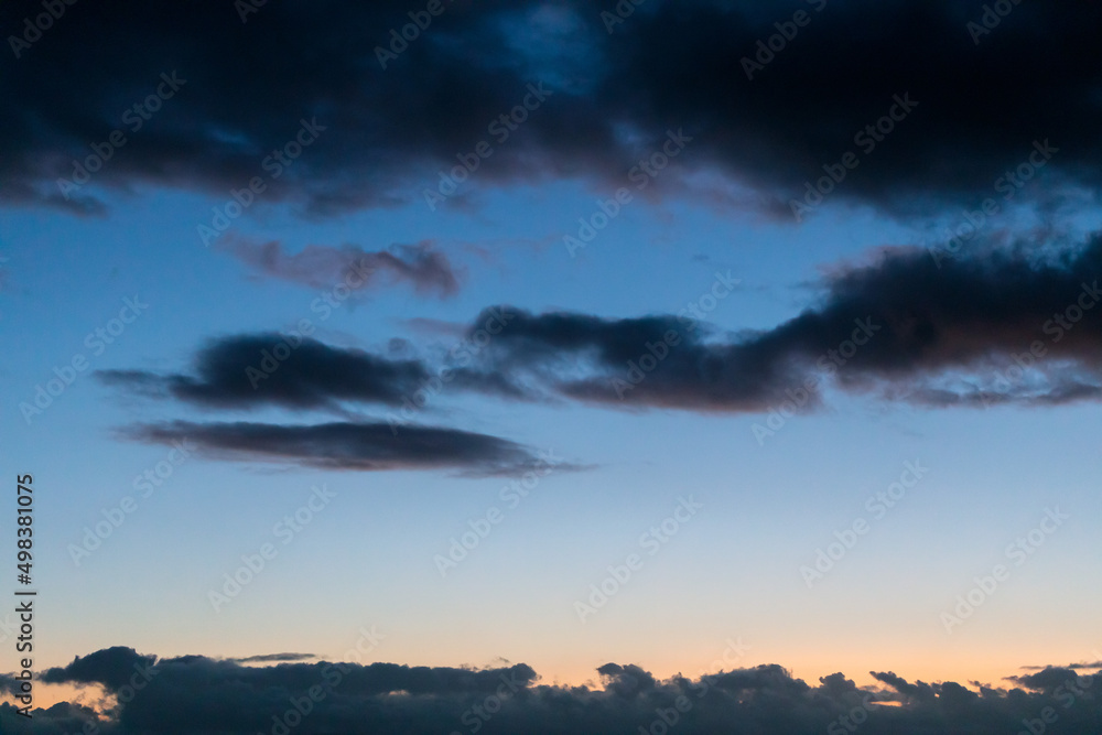 Fototapeta premium blue sky with clouds sky replacement texture