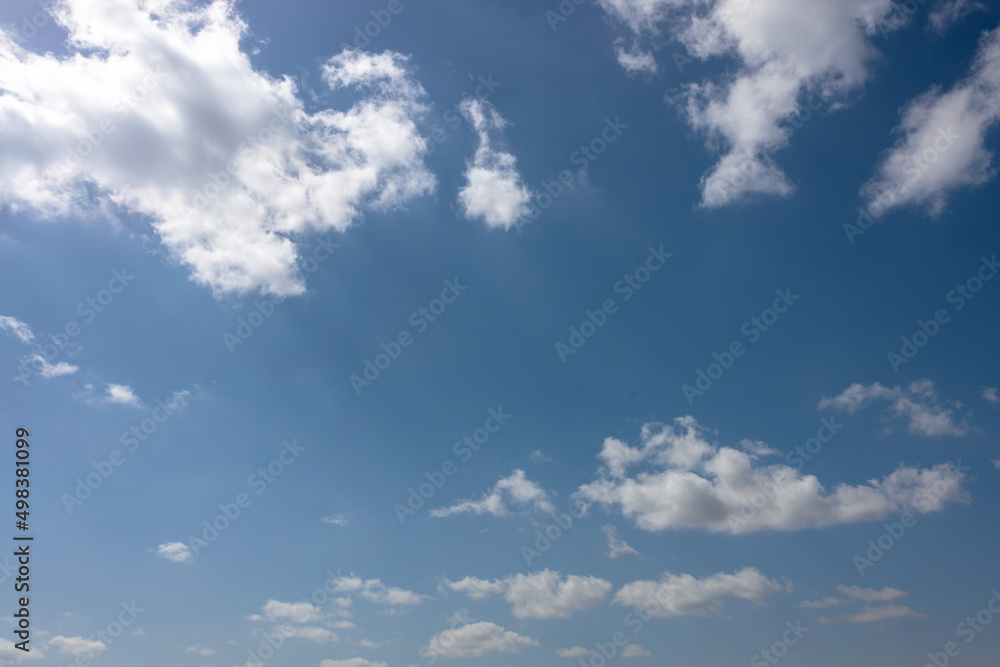 Obraz premium blue sky with clouds sky replacement texture
