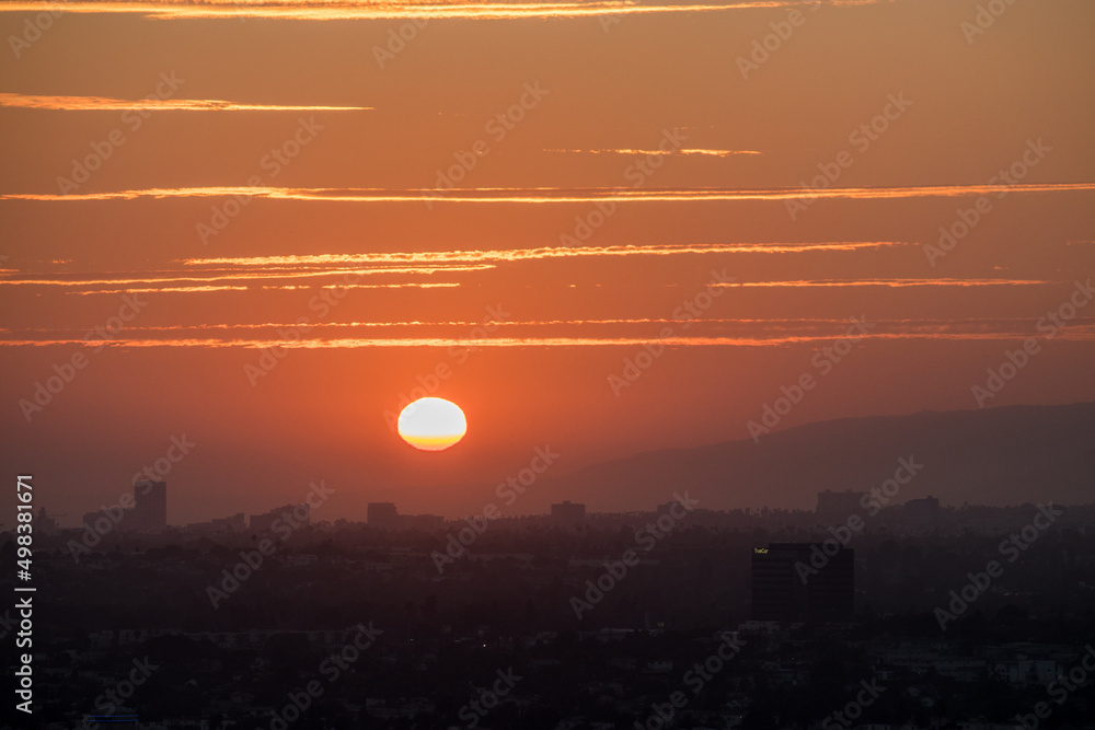 Naklejka premium Southern California Sunsets