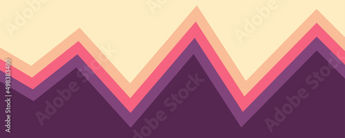 Abstract simple retro style with stripes 1970 background design Vector illustration