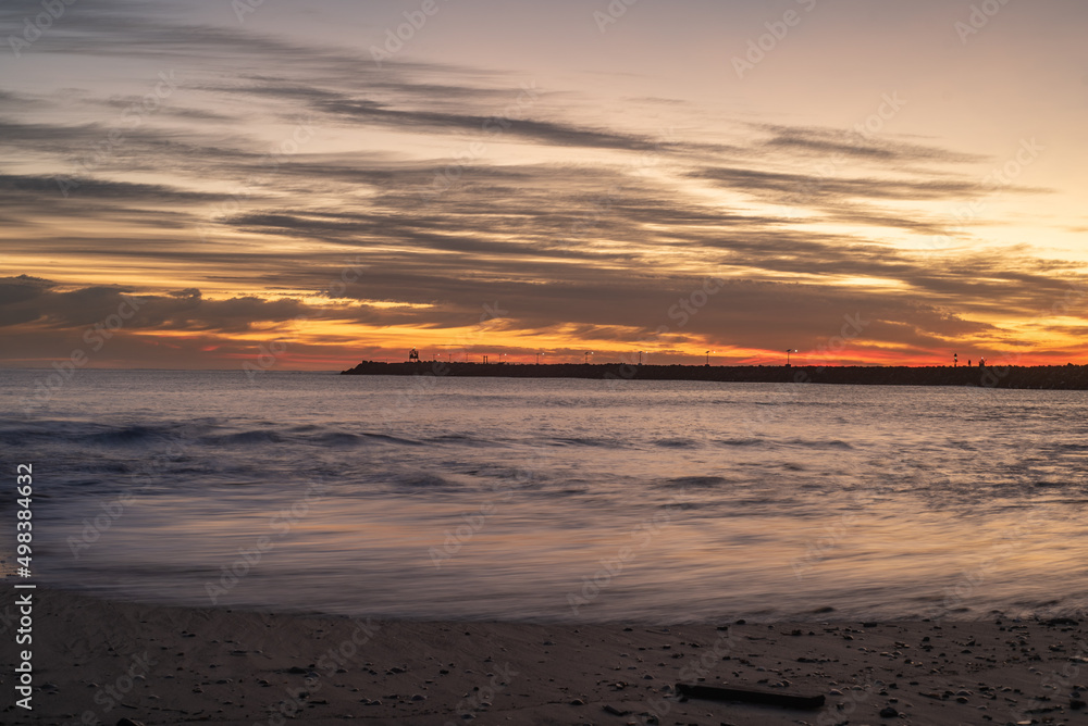 Obraz premium sunset over the sea