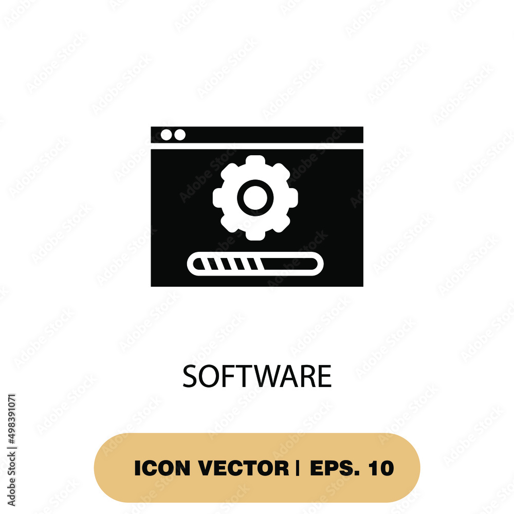 software icons symbol vector elements for infographic web software icons symbol vector elements for infographic web