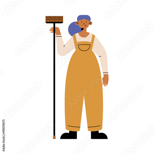 cleaning woman profession