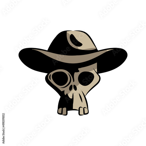 gunslinger skull head