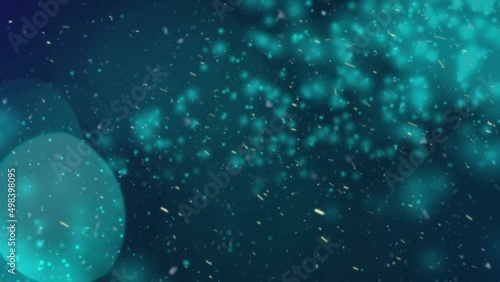 Wallpaper Mural Animation of shapes and spots on blue background Torontodigital.ca