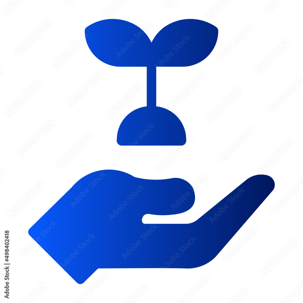 Fototapeta premium plant glyph icon