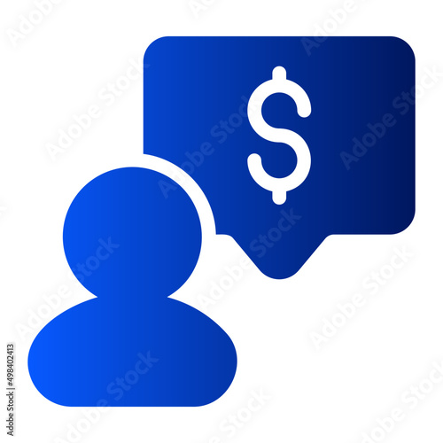 negotiating glyph icon