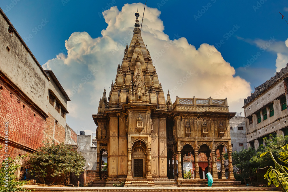 Around two century old temple at Varanasi