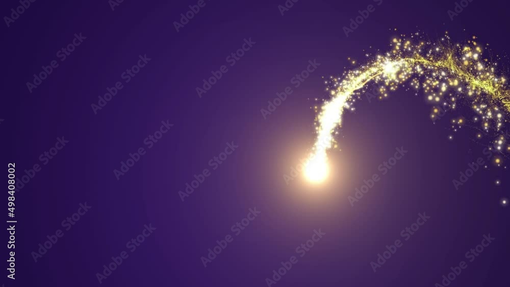 Animation of light spots over blue background Animation of light spots over blue background
