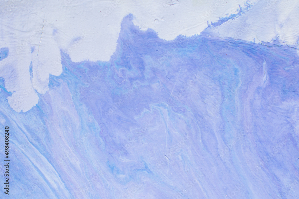 Obraz premium abstract creative background: oil paint frozen in a container after dilution, light color toning, short focus.