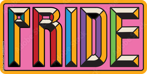 LGBT Pride Lettering 