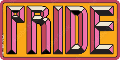 LGBT Pride Lettering 