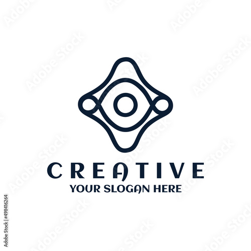 Prenatal symbol logo. Healthcare medical logo line design. Medical Logo Health Icon Vector Logo Creative Design