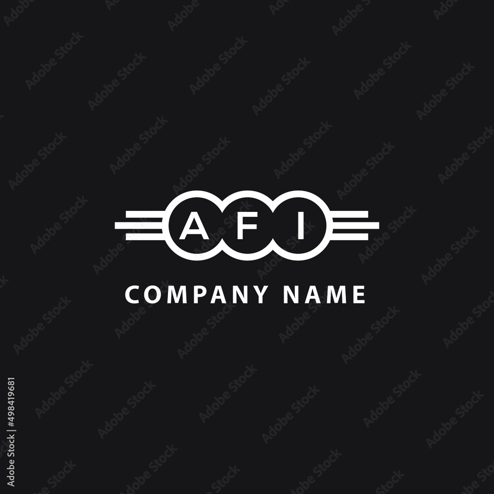 AFI letter logo design on black background. AFI creative initials letter logo concept. AFI letter design. AFI letter logo design on black background. AFI creative initials letter logo concept. AFI letter design.