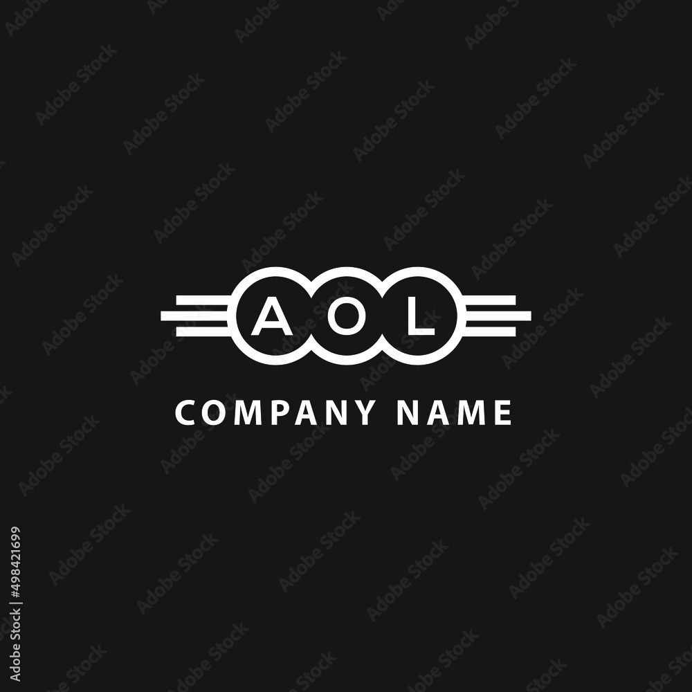 AOL letter logo design on black background. AOL creative initials letter logo concept. AOL letter design.
AOL letter logo design on black background. AOL creative initials letter logo concept. AOL letter design.