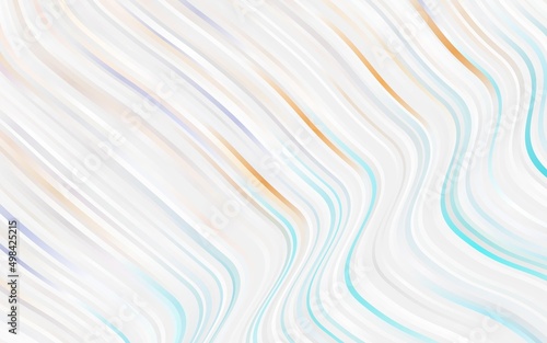 Light Pink, Blue vector pattern with bent ribbons.