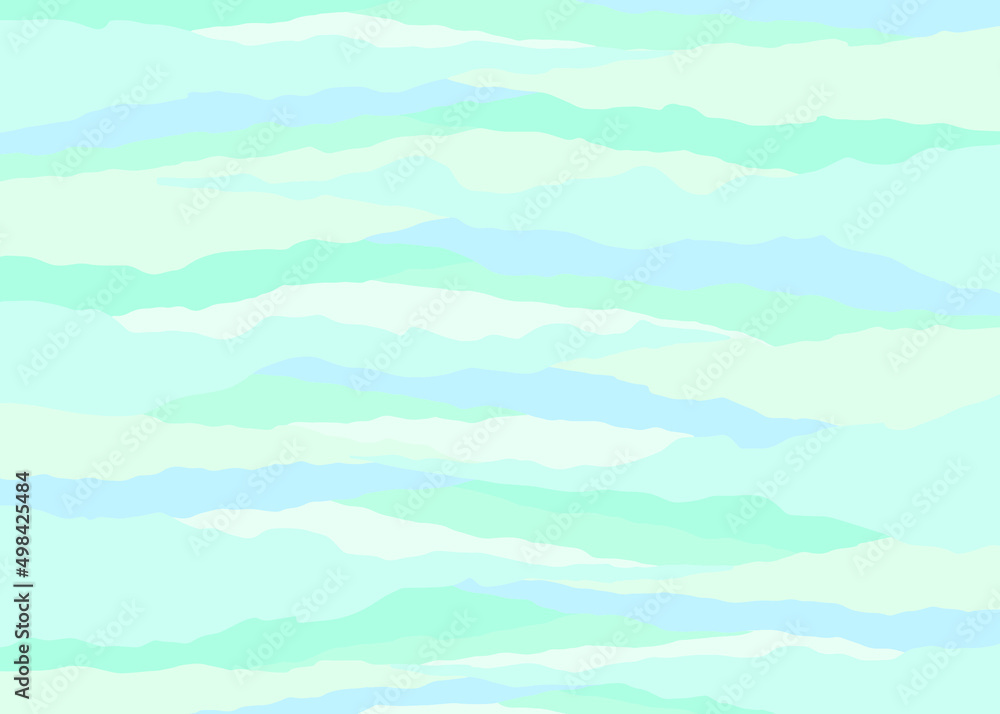 Abstract blue landscape background. Geometric template with wavy shape. Vector illustration background. Abstract blue landscape background. Geometric template with wavy shape. Vector illustration background.