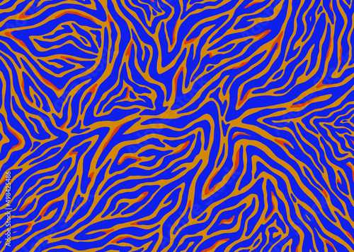 Zebra pattern animal print. Digital illustration background