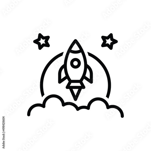 Black line icon for beyond