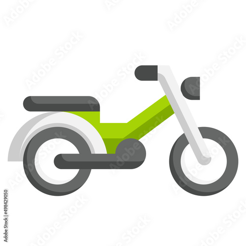 MOPED flat icon
