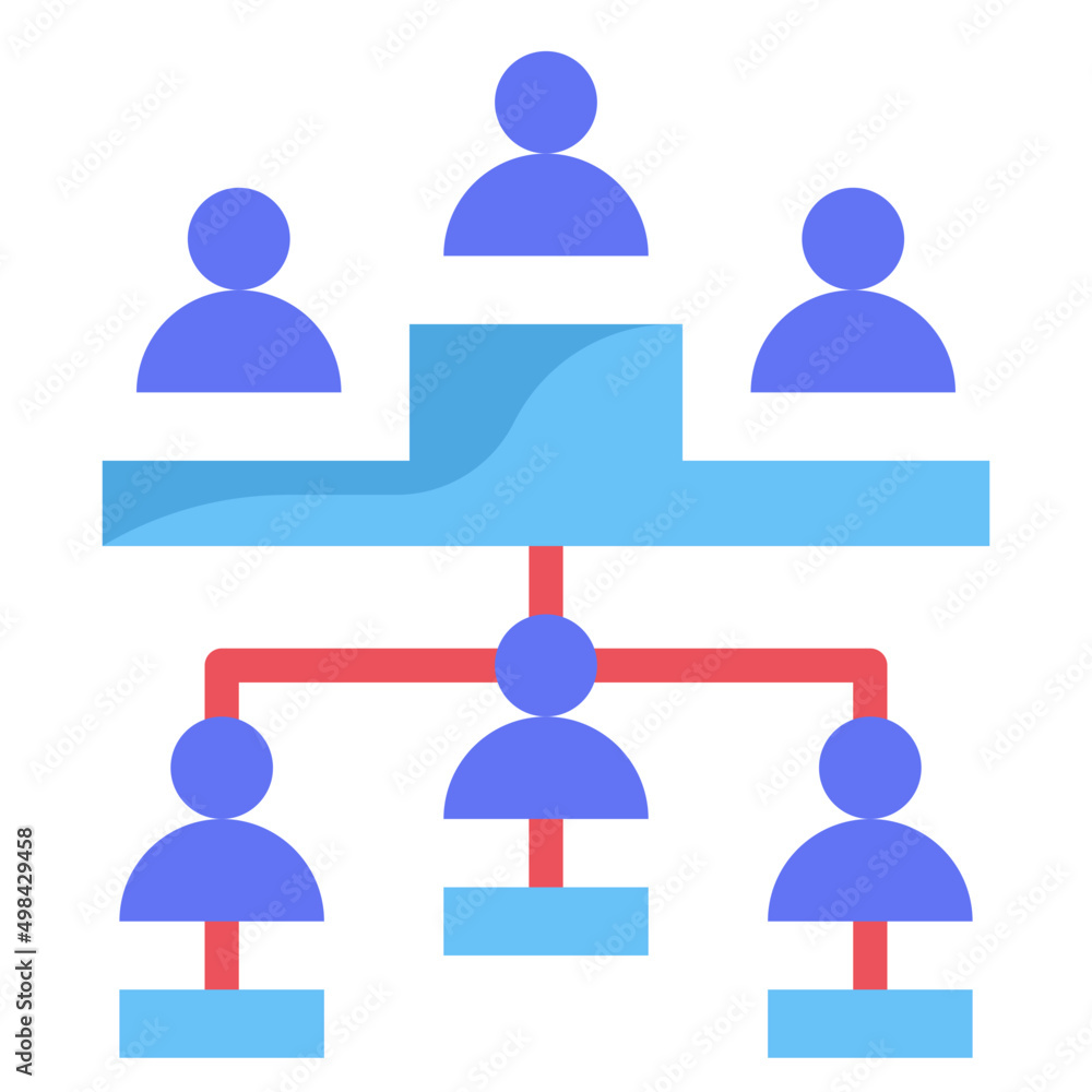 HIERARCHY flat icon HIERARCHY flat icon