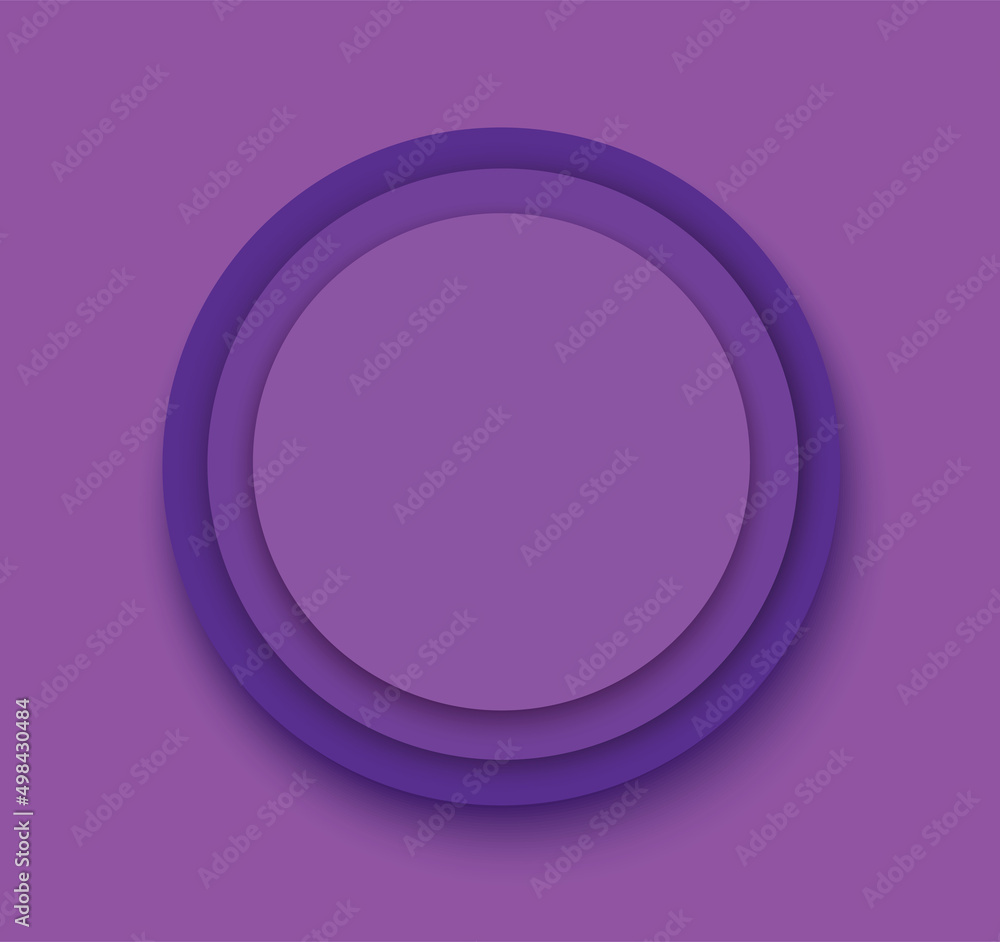 purple circles background template vector