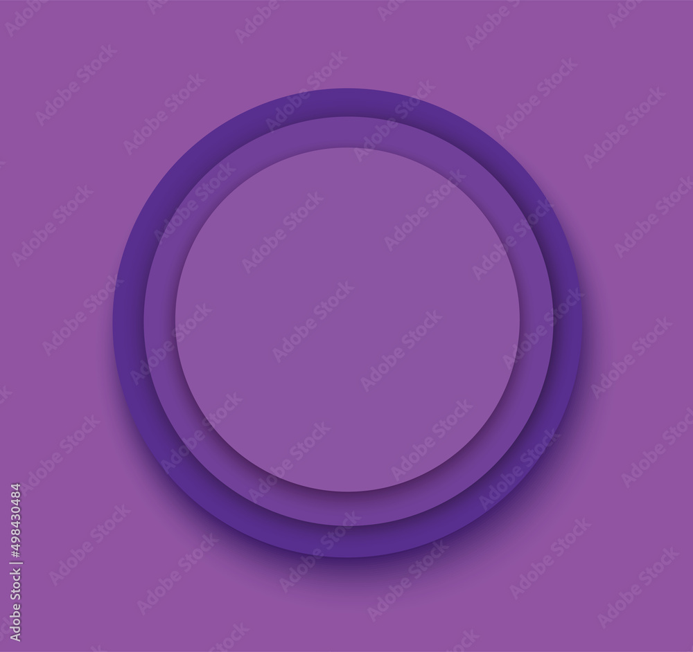Fototapeta premium purple circles background template vector