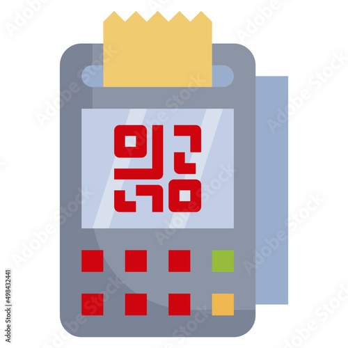 EDC MACHINE flat icon