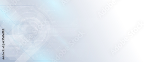 Modern white and blue abstract technology background design vector illustration