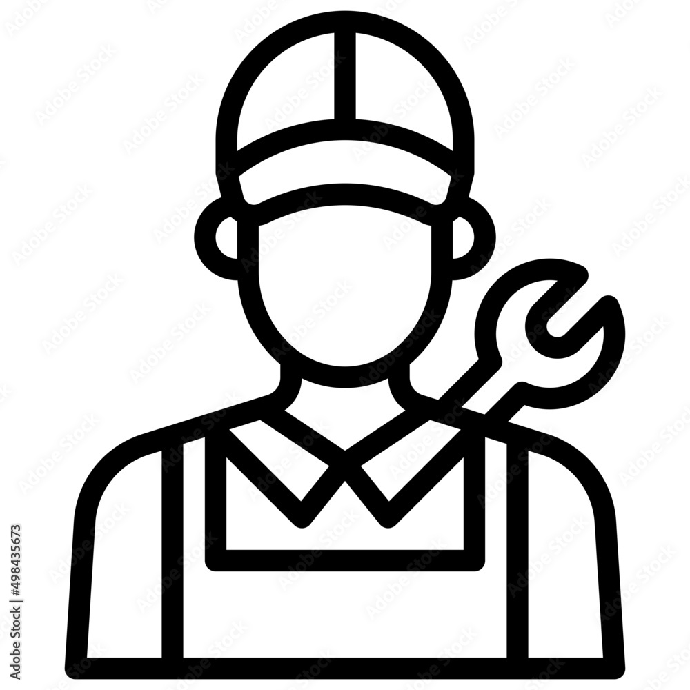 MECHANIC line icon MECHANIC line icon