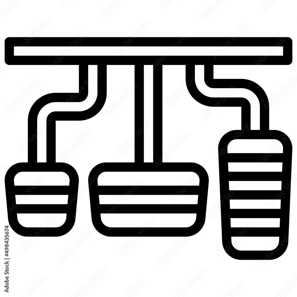 PEDAL line icon PEDAL line icon