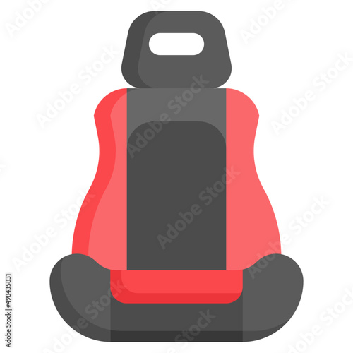 CAR SEAT flat icon