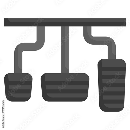 PEDAL flat icon