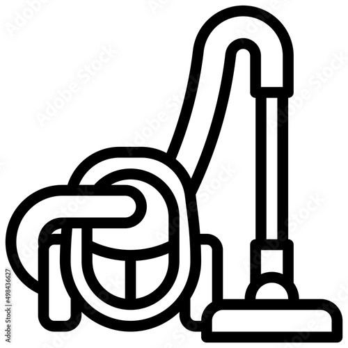 VACUUM CLEANER line icon