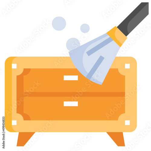 DUSTING flat icon