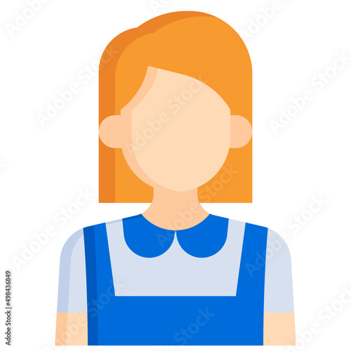 HOUSEKEEPER flat icon