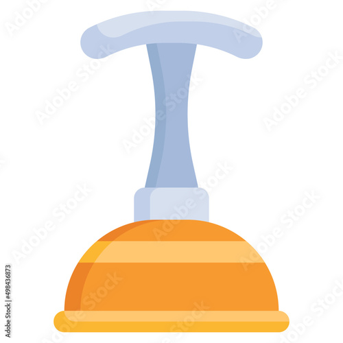 PLUNGER flat icon