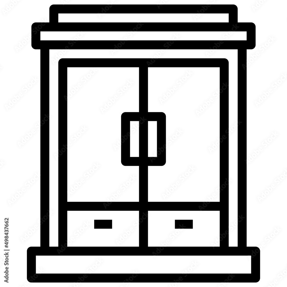 WARDROBE line icon