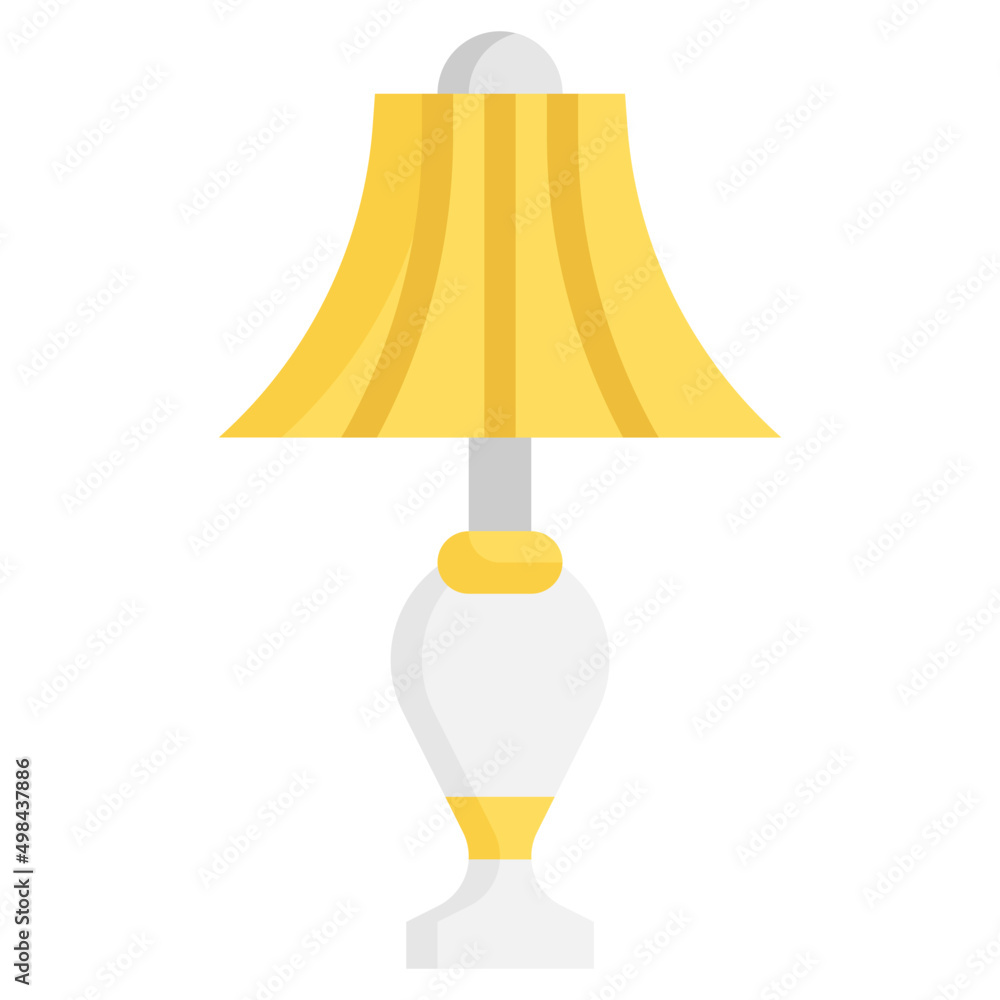 FLOOR LAMP flat icon FLOOR LAMP flat icon