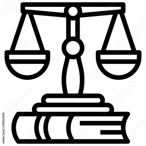 LAW line icon