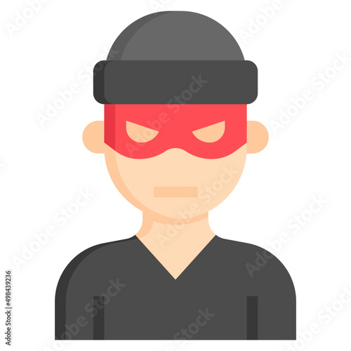 CRIMINAL flat icon