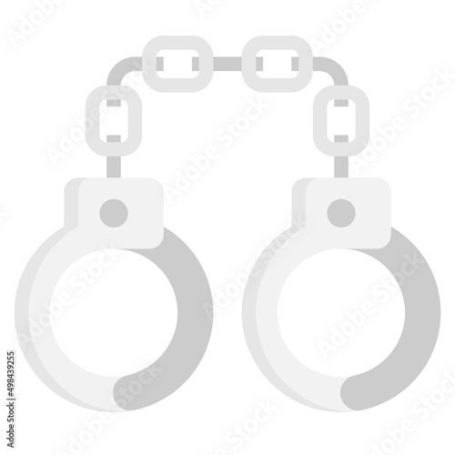 HANDCUFFS flat icon
