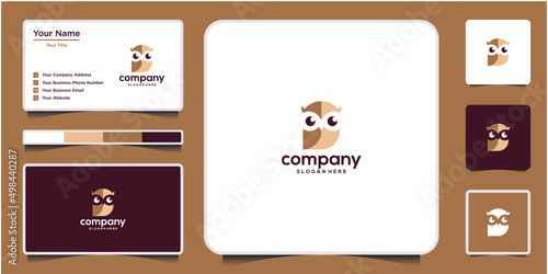 Owl , elegant , luxury ,golden color, logo design inspiration